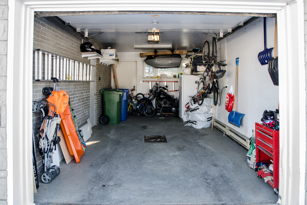 Storing seasonal gear in a garage