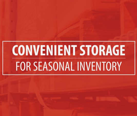 Convenient Holiday Inventory Storage