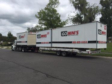 Go Mini's truck and trailer with two more containers 