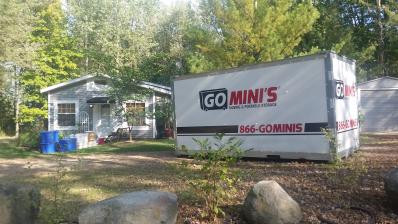 go minis unit on green lawn