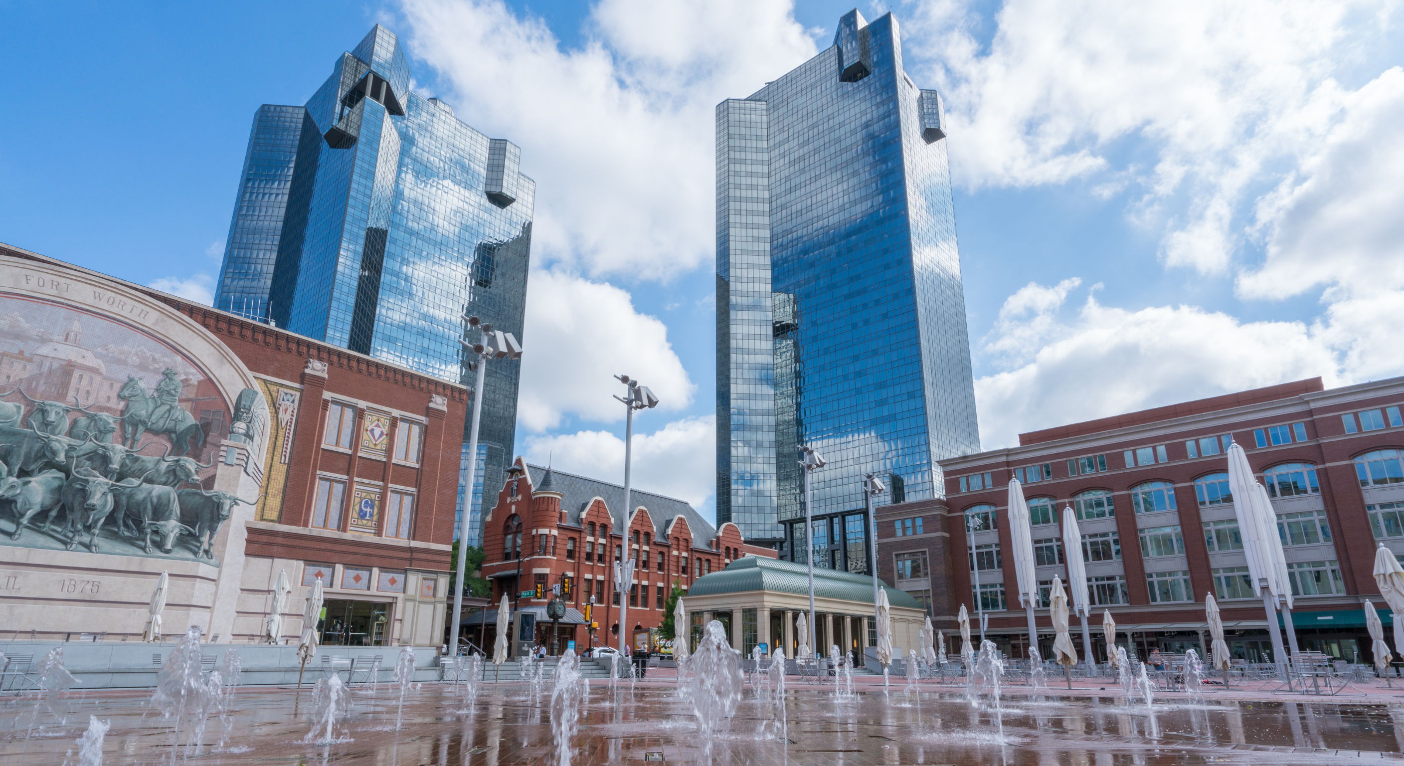 Downtown Fort Worth, Texas, a popular moving destination